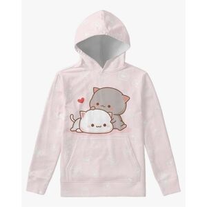 NEW Long Sleeve Kitten Cat Kawaii Sweatshirts Hoodies XL 14/16